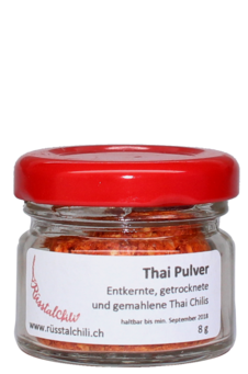 Thai Pulver im Glas